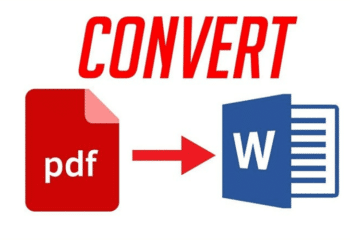 Chuyển file pdf sang file word