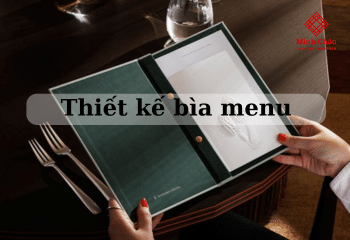 Thiết kế bìa menu đẹp tạo nên ấn tượng