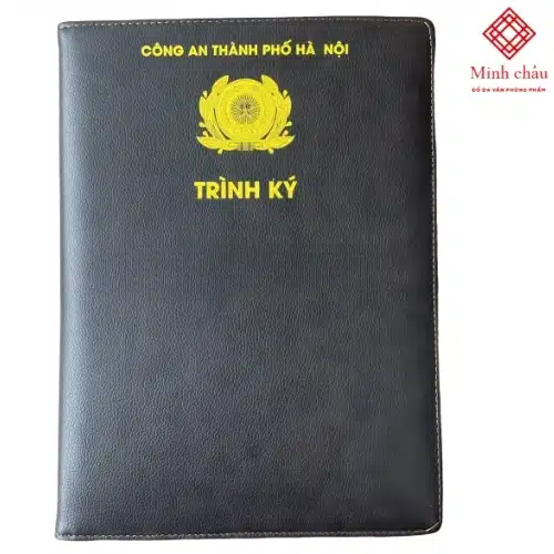 Bìa da trình ký – Công an Thành phố Hà Nội