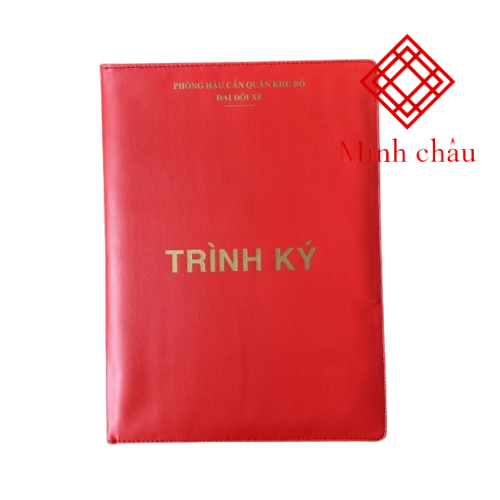 Bìa Trình Ký Da Phòng Hậu Cần-26-MC