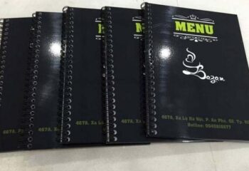 In menu bìa cứng giá rẻ, đẹp – Liên hệ sản xuất nhanh 24/7