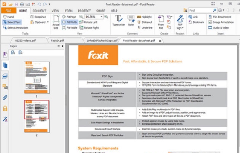 Phần mềm mở file PDF nổi tiếng